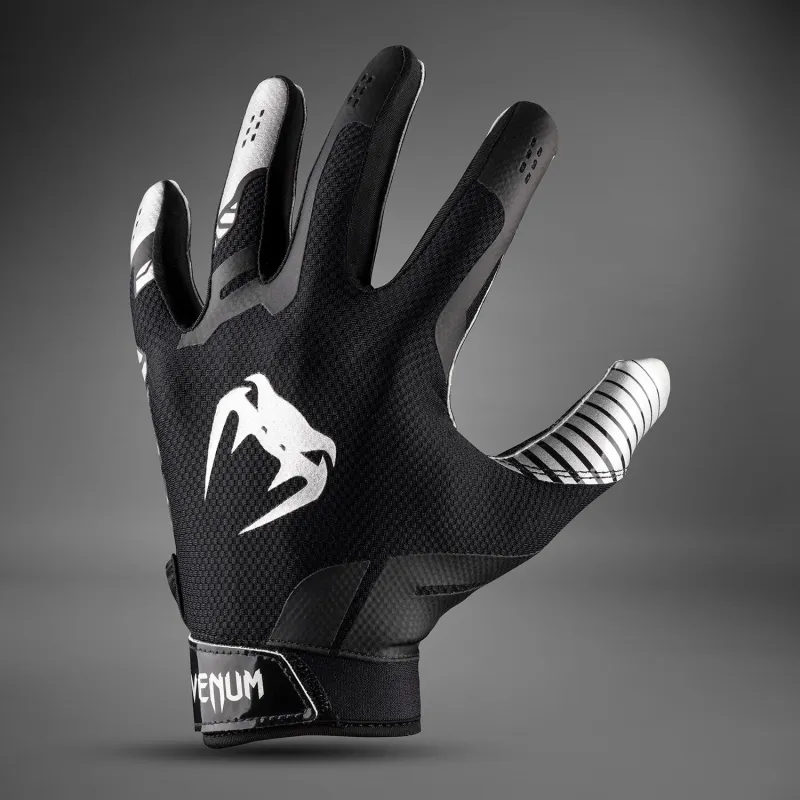Venum Elite Personalized Football Gloves - Black/Silver - Image 2