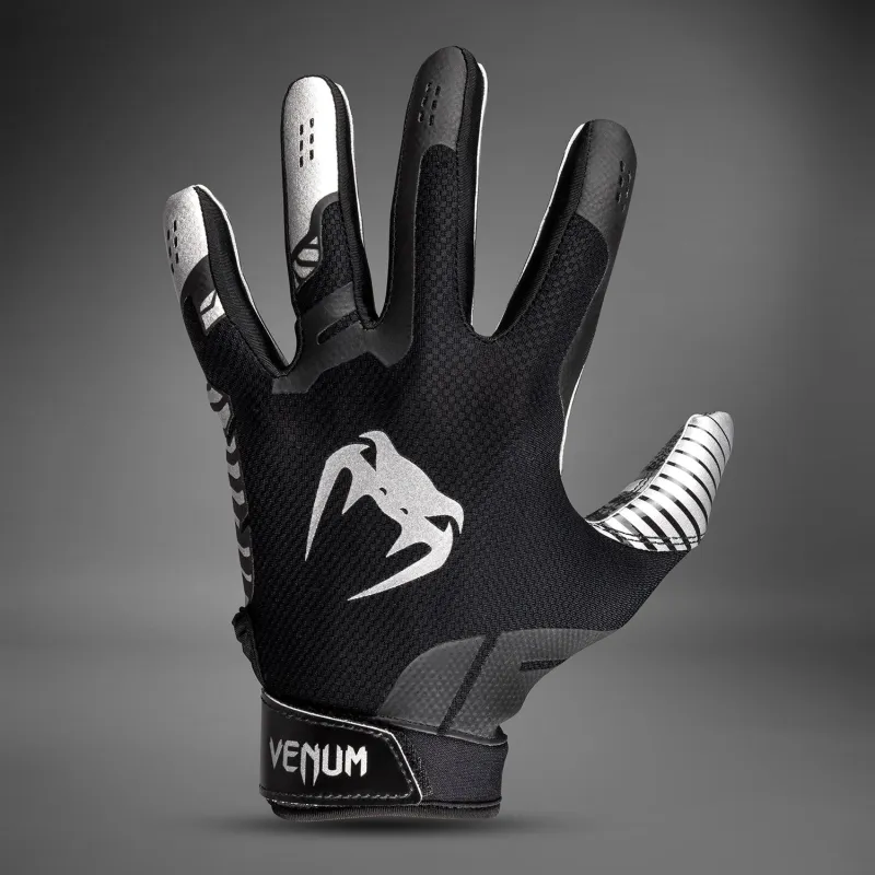 Venum Elite Personalized Football Gloves - Black/Silver - Image 4
