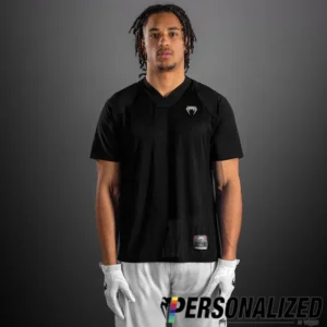 Venum Elite Personalized Football Short Sleeve Jersey - Black