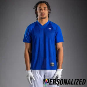 Venum Elite Personalized Football Short Sleeve Jersey - Royal Blue