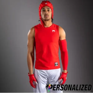Venum Elite Personalized Football Sleeveless Compression Jersey - Red