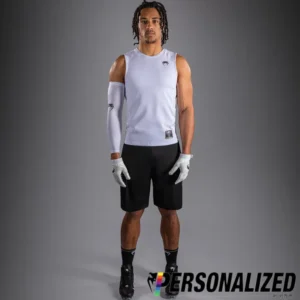 Venum Elite Personalized Football Sleeveless Compression Jersey - White