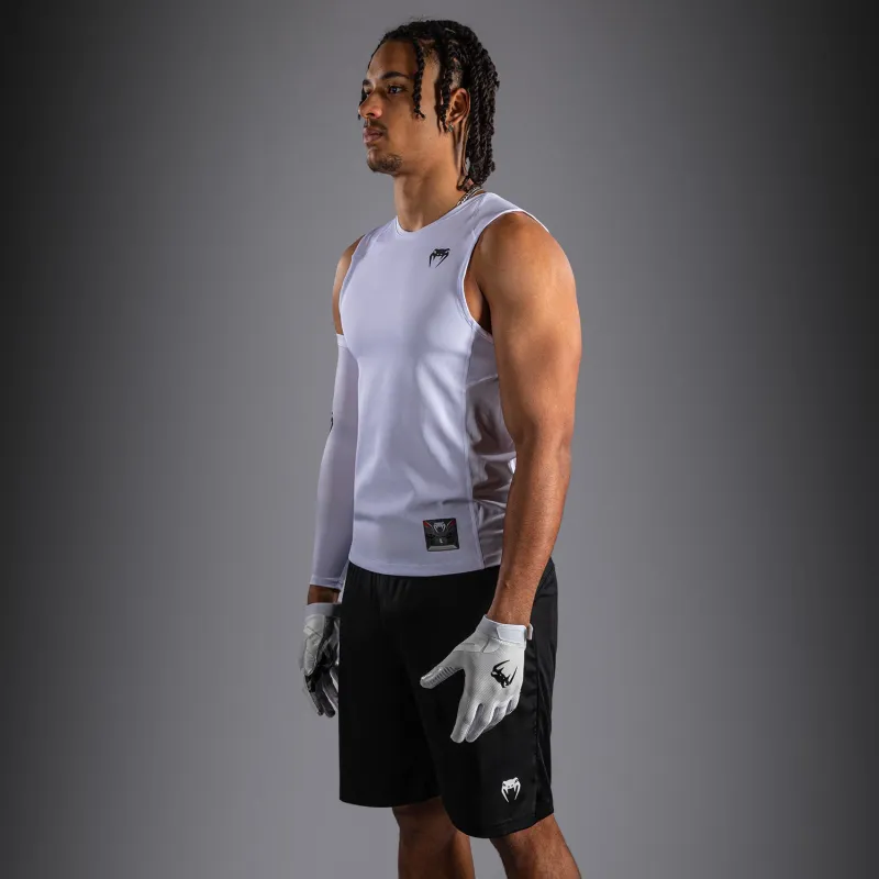 Venum Elite Personalized Football Sleeveless Compression Jersey - White - Image 3