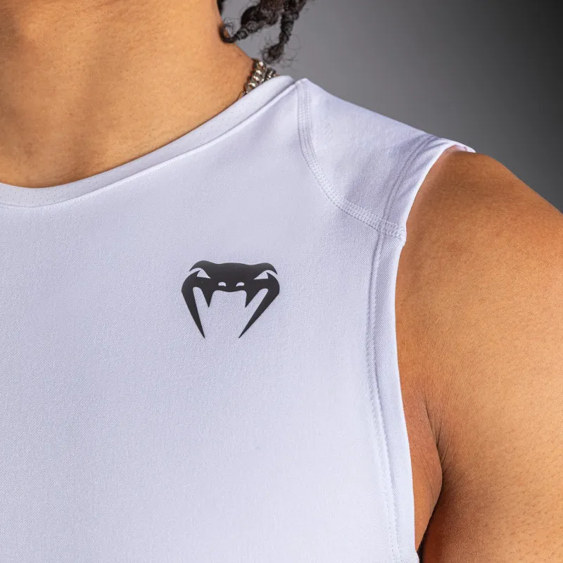 Venum Elite Personalized Football Sleeveless Compression Jersey - White - Image 5