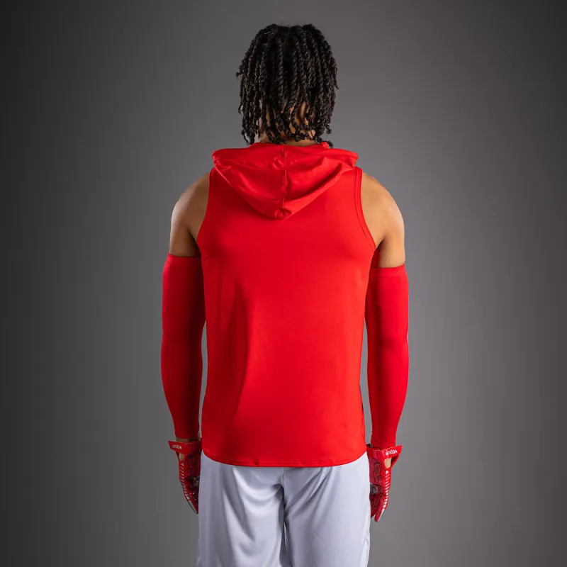 Venum Elite Personalized Sleeveless Dry-Tech Hoodie - Red - Image 4
