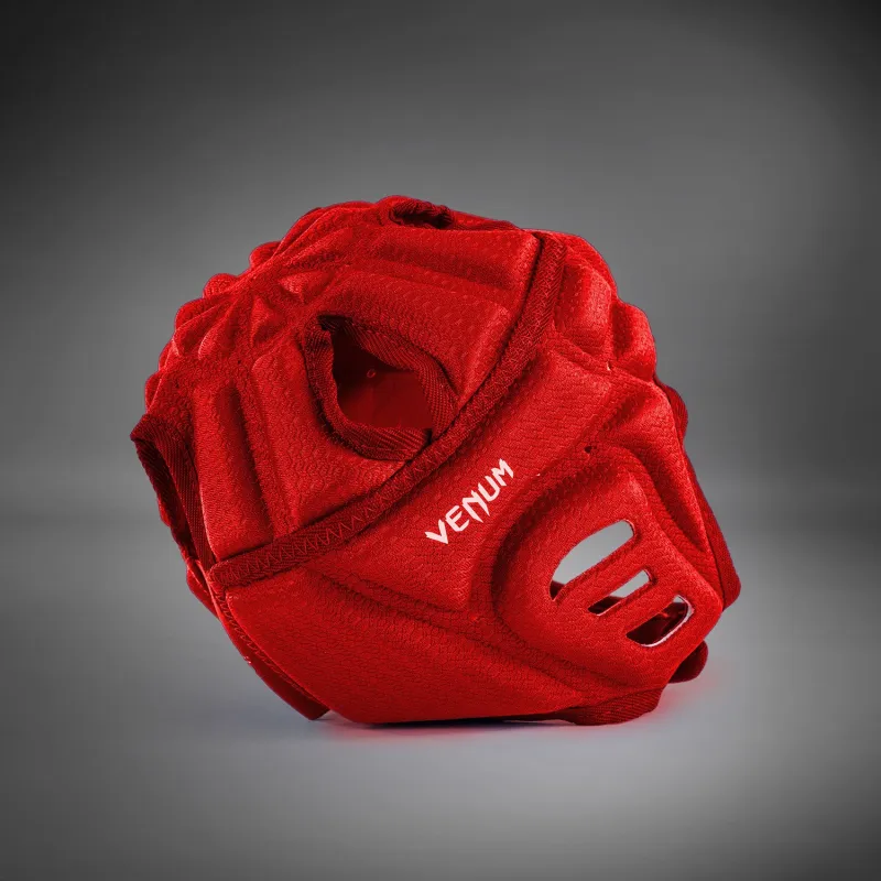 Venum Elite Protect Softshell Helmet - Red/White - Image 3