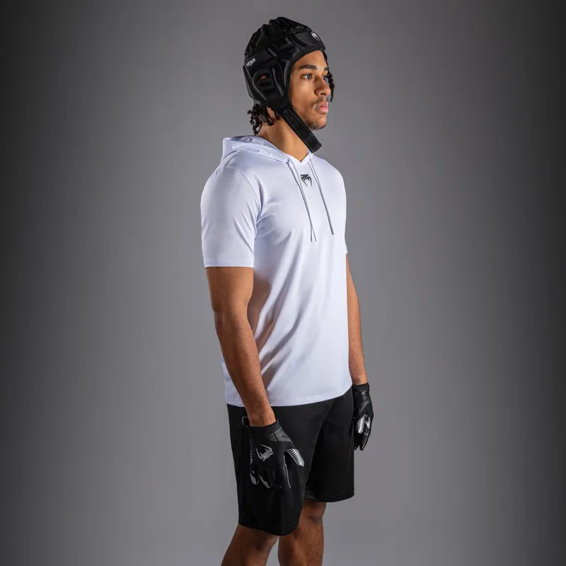 Venum Elite Short Sleeve Dry-Tech Hoodie - White - Image 2