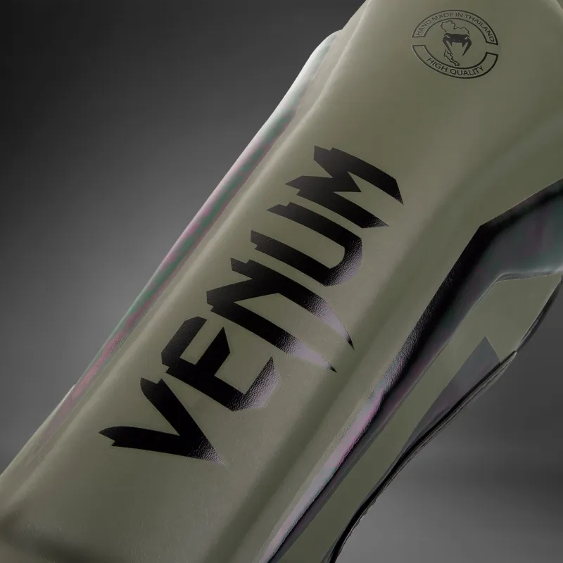 Venum Elite Standup Shin guards - Khaki/Black - Image 2