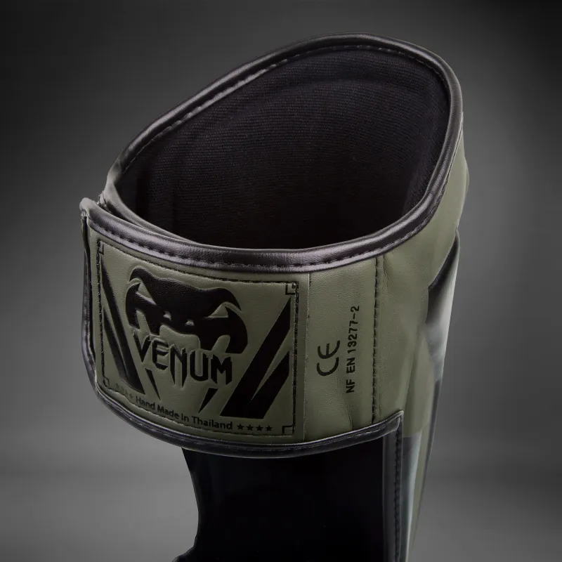 Venum Elite Standup Shin guards - Khaki/Black - Image 3