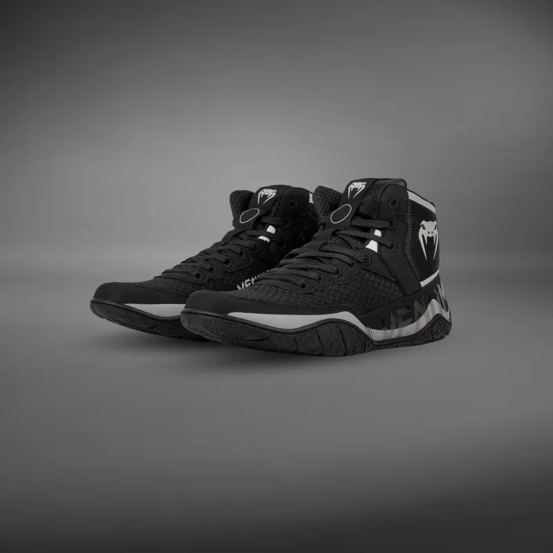Venum Elite Wrestling Shoes - Black/Sand