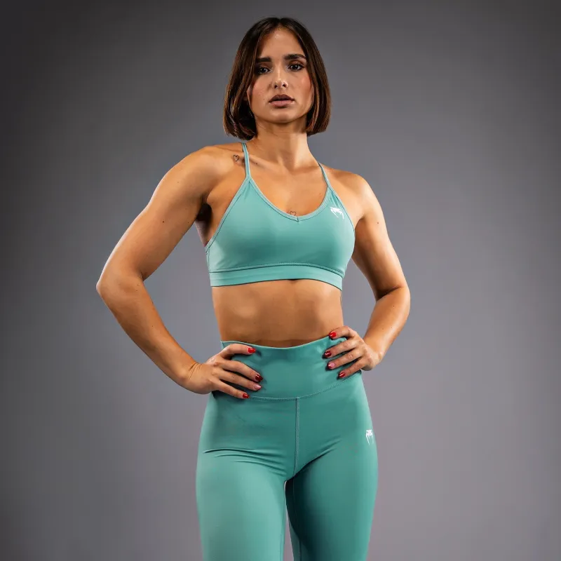 Venum Essential Women's Low Impact Sports Bra - Aqua Green - Image 2