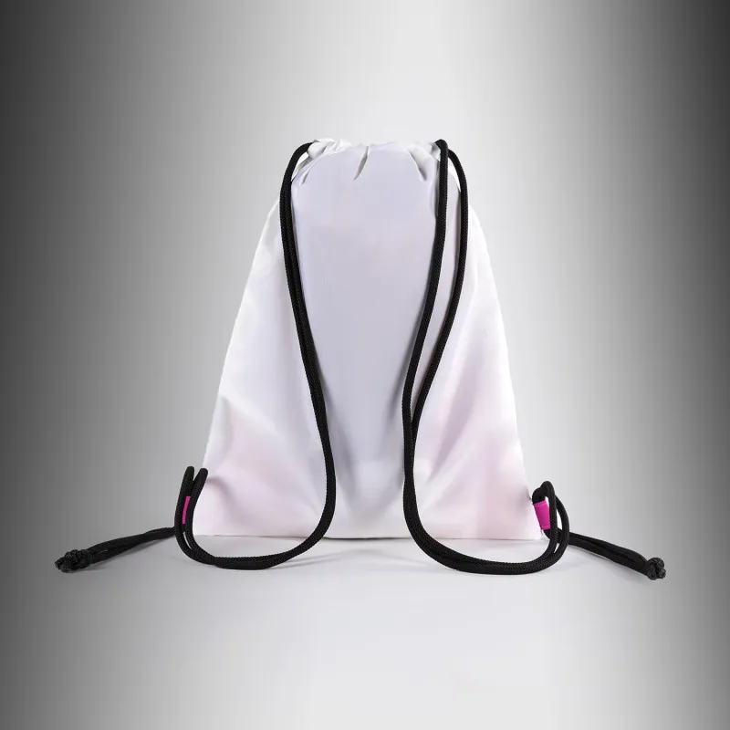 Venum Evo 2 Flower Drawstring Bag (10-15L) - White/ Candy Pink - Image 2