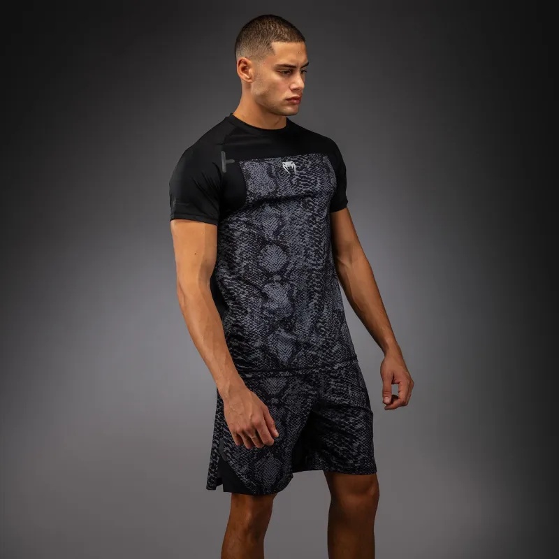 Venum G-Fit Scales Dry-Tech T-Shirt - Black/ Charcoal Grey - Image 2
