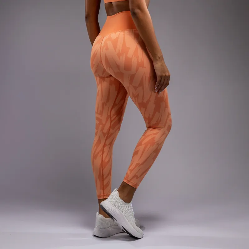 Venum Graffiti Women’s 7/8 Leggings - Velvet Apricot - Image 2