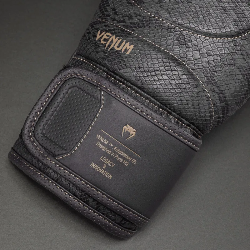Venum Impact Evo Scales Boxing Gloves - Dark Grey - Image 4