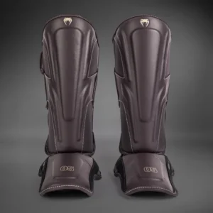 Venum Impact Evo Shin Guards - Chocolate
