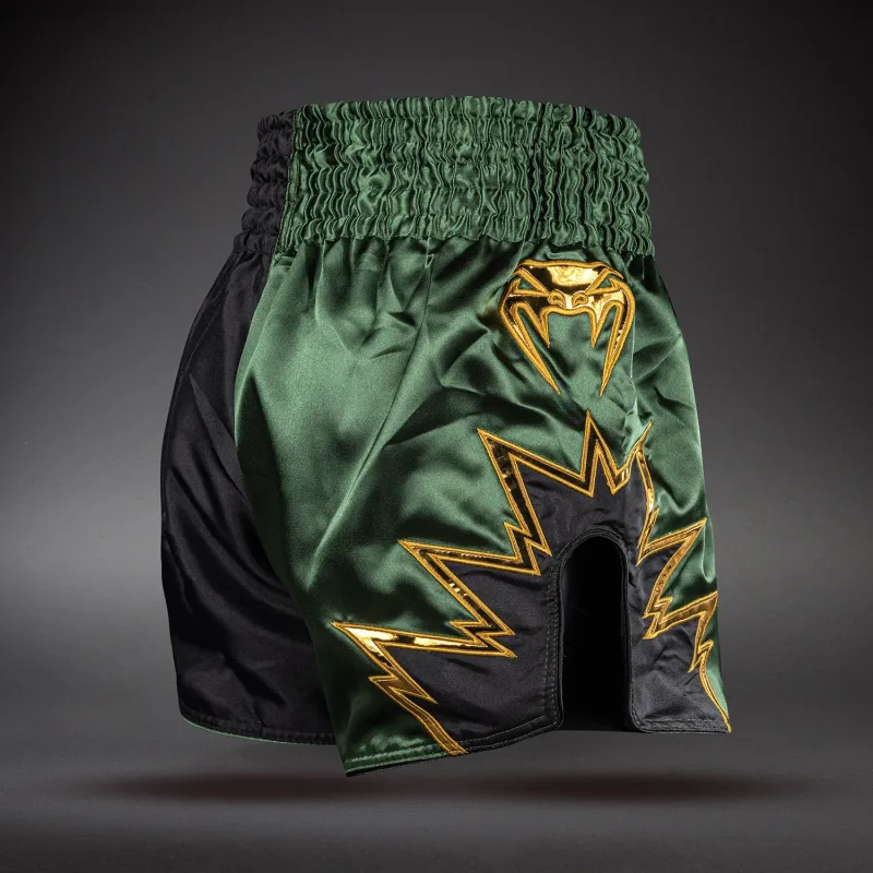 Venum Inferno 2.0 Muay Thai Shorts - Black/Khaki - Image 4