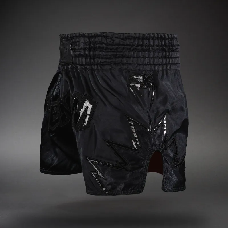 Venum Inferno 2.0 Muay Thai Shorts - Black/Grey - Image 2