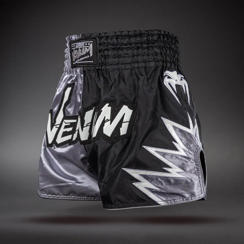 Venum Inferno 2.0 Muay Thai Shorts - Grey/Black - Image 2