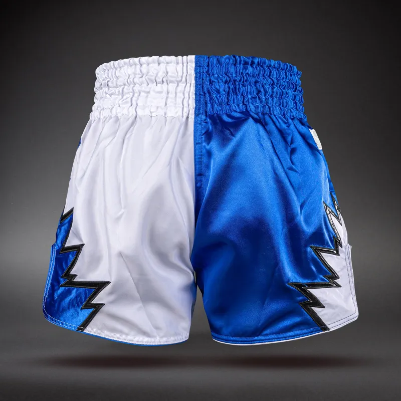 Venum Inferno 2.0 Muay Thai Shorts - White/Blue - Image 3