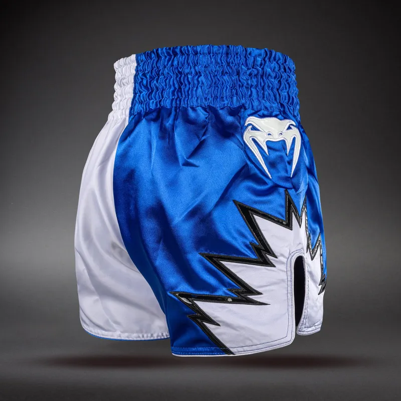 Venum Inferno 2.0 Muay Thai Shorts - White/Blue - Image 4