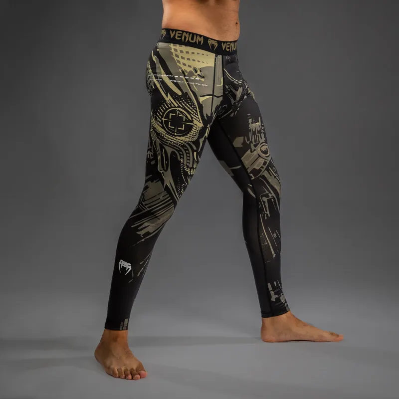 Venum Invader Spats - Black/Sand - Image 3