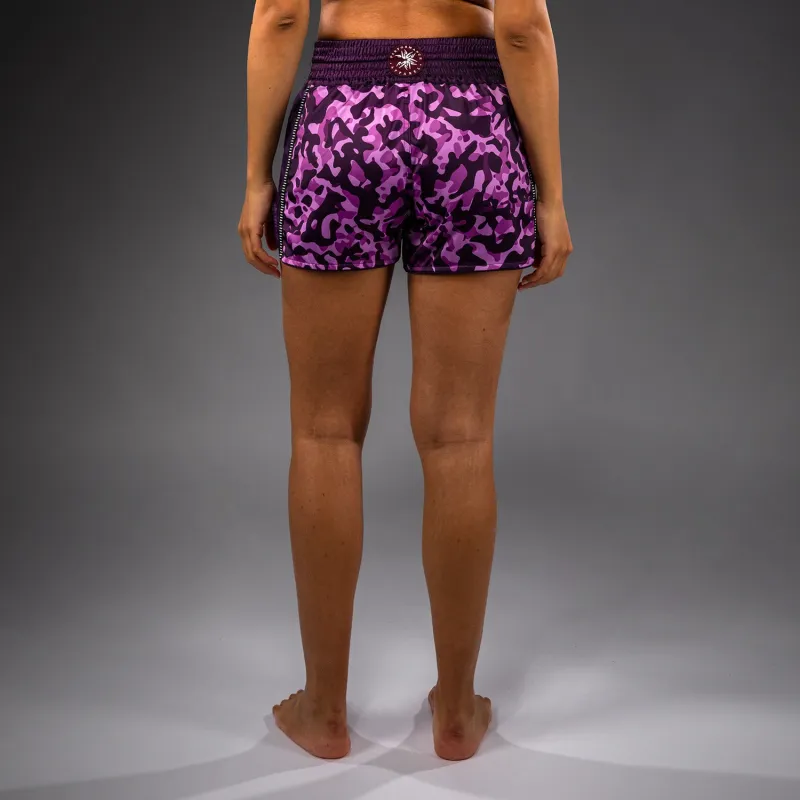 Venum Iris Muay Thai Shorts - Plum/pink - Image 2