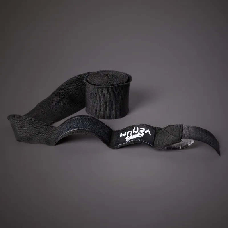 Venum Kontact Boxing Hand Wraps - Black - 2.5m (98 in) - Image 3