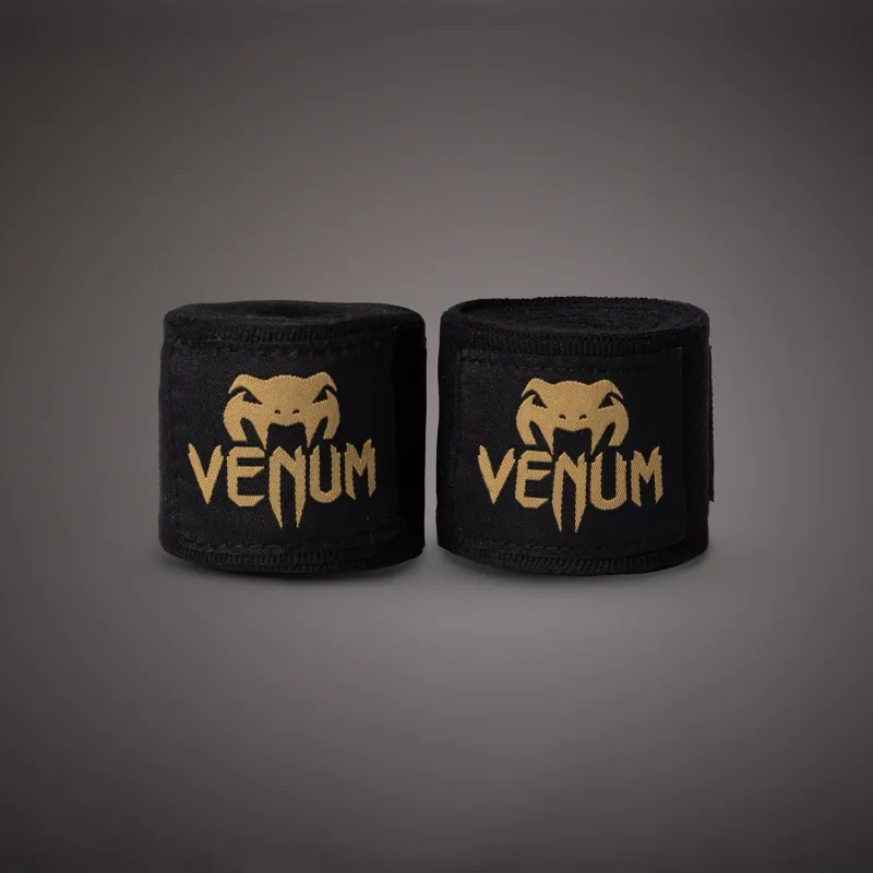 Venum Kontact Boxing Hand Wraps - Black gold - 4m (157 in) - Image 2