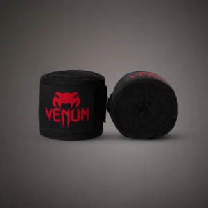 Venum Kontact Boxing Hand Wraps - Black/Red - 2.5m (98 in)