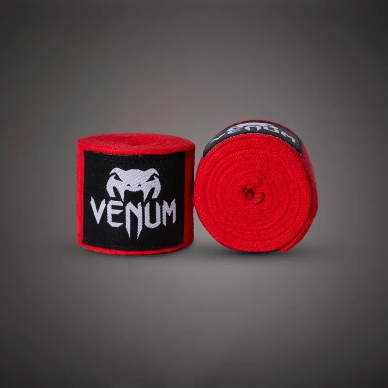 Venum Kontact Boxing Hand Wraps - Red - 4m (157 in)