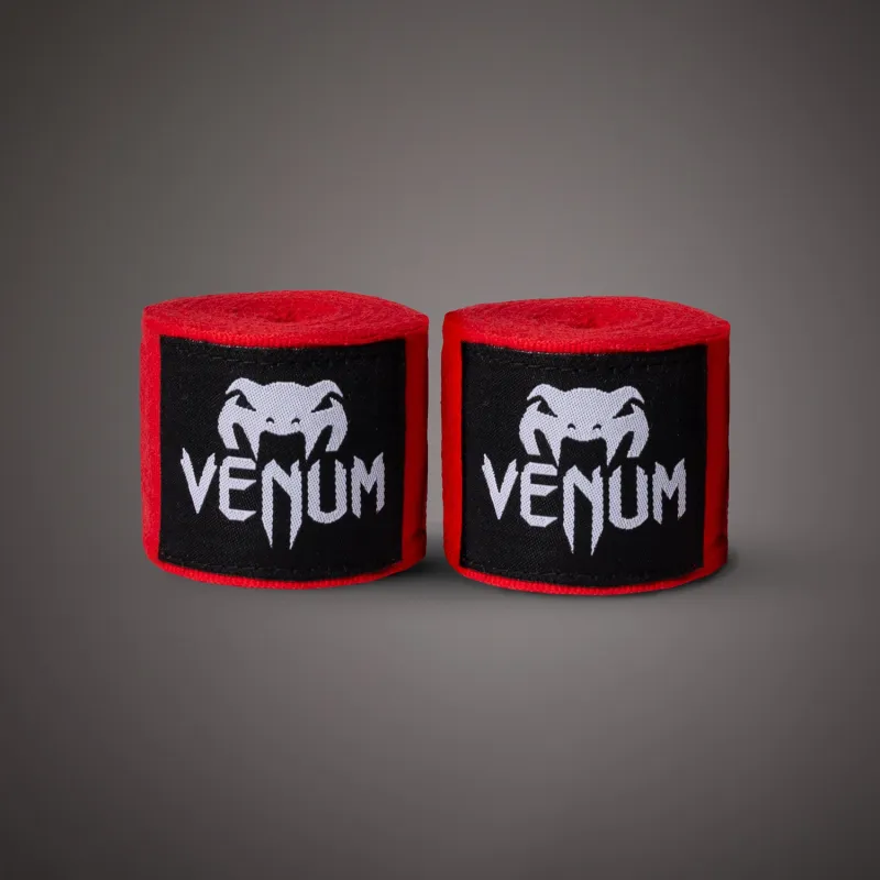 Venum Kontact Boxing Hand Wraps - Red - 4m (157 in) - Image 2