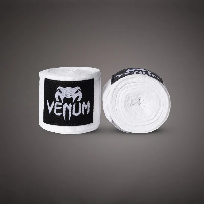Venum Kontact Boxing Hand Wraps - White - 4.5m (180 in)
