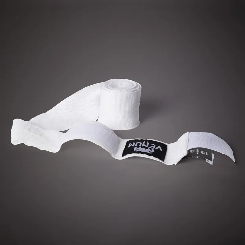 Venum Kontact Boxing Hand Wraps - White - 4.5m (180 in) - Image 3