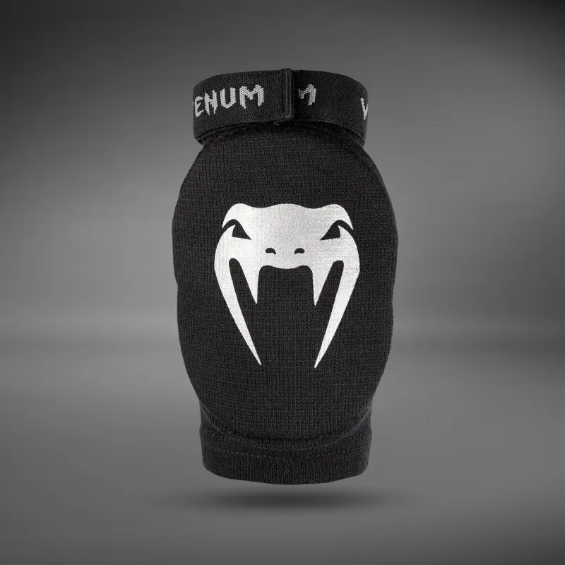 Venum Kontact Elbow Guards - Black/Silver