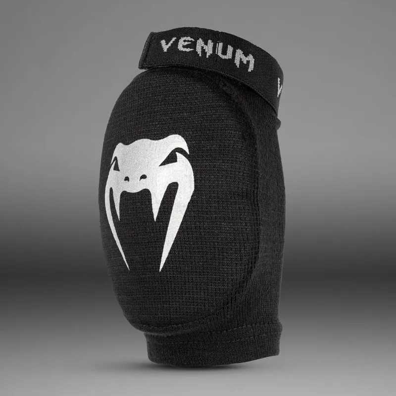 Venum Kontact Elbow Guards - Black/Silver - Image 4