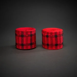 Venum Kontact Evo Tartan Handwraps - Fury Red
