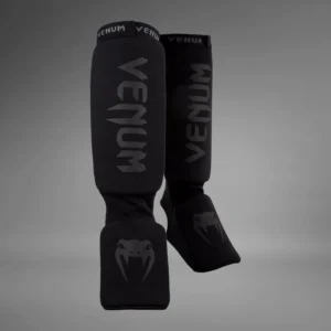 Venum Kontact Shin Guards - Black/Black