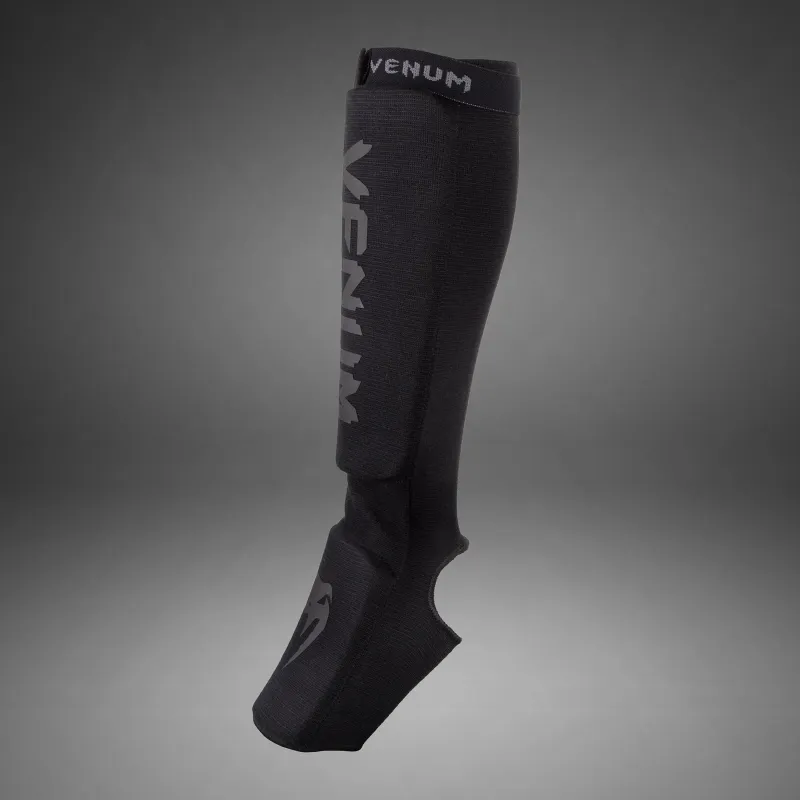 Venum Kontact Shin Guards - Black/Black - Image 3