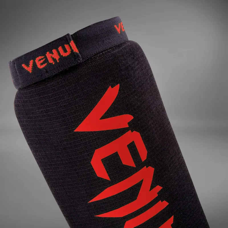 Venum Kontact Shin Guards - Black/Red - Image 5