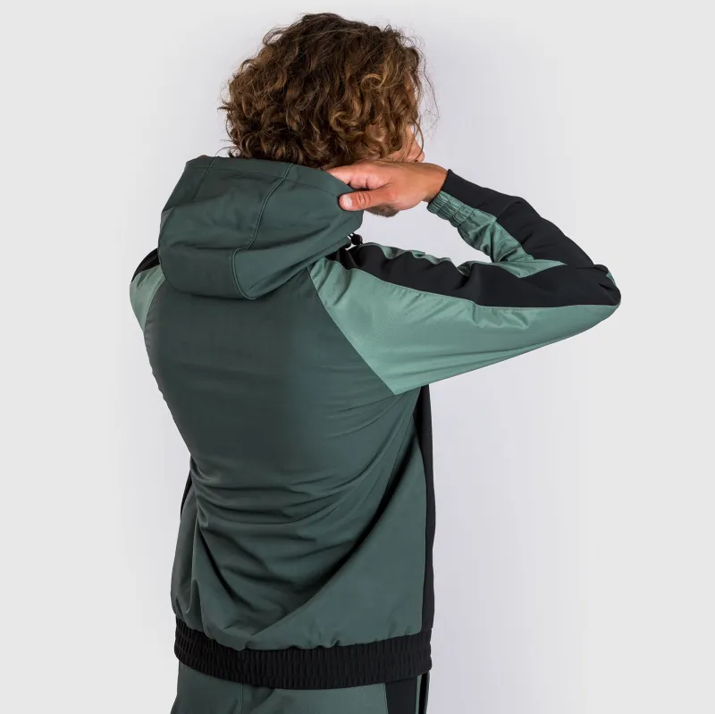 Venum Laser 3.0 Track Jacket - Black/Khaki - Image 2