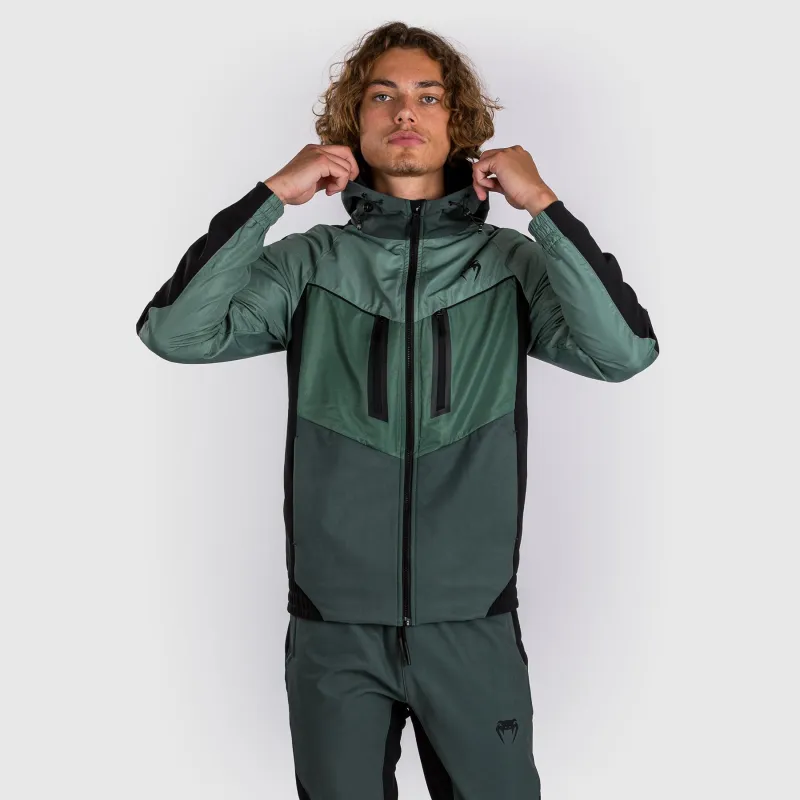 Venum Laser 3.0 Track Jacket - Black/Khaki - Image 3