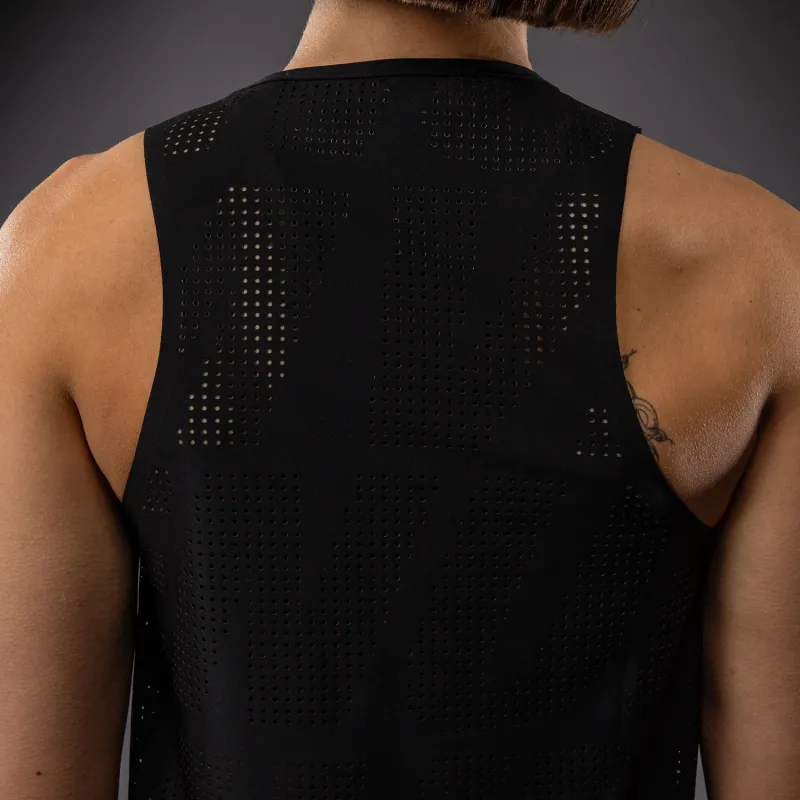 Venum Lazer Women's Dry Tech Tank Top - Black/Yellow - Image 5