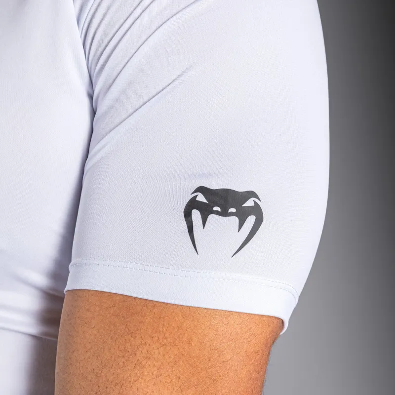 Venum Lineup Half Sleeve Compression Shirt - White/Black - Image 5