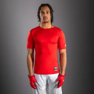 Venum Lineup Half Sleeve Compression Shirt - Red/White