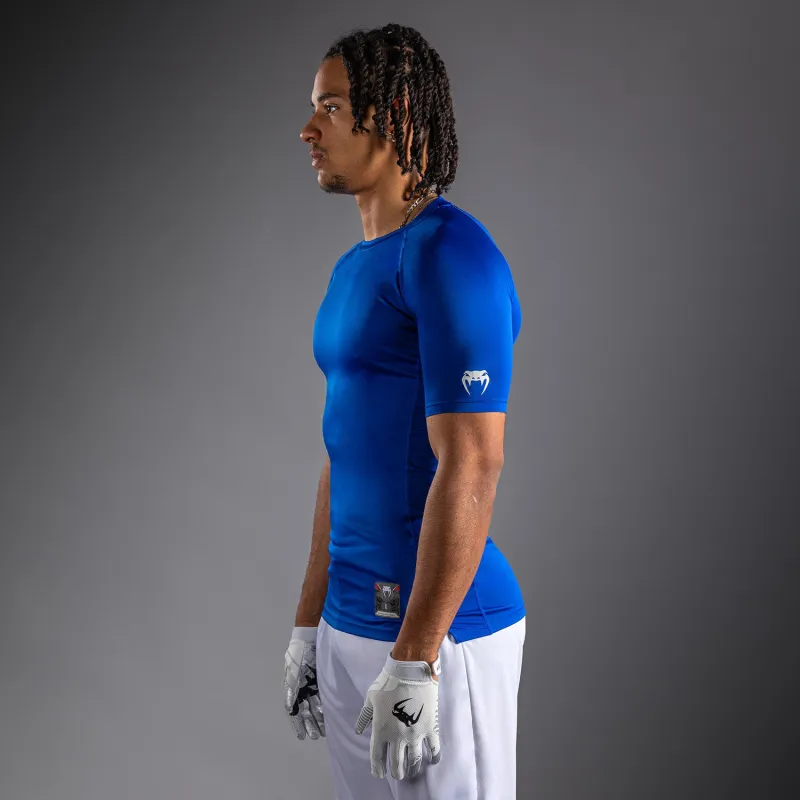 Venum Lineup Half Sleeve Compression Shirt Royal - Blue/White - Image 4