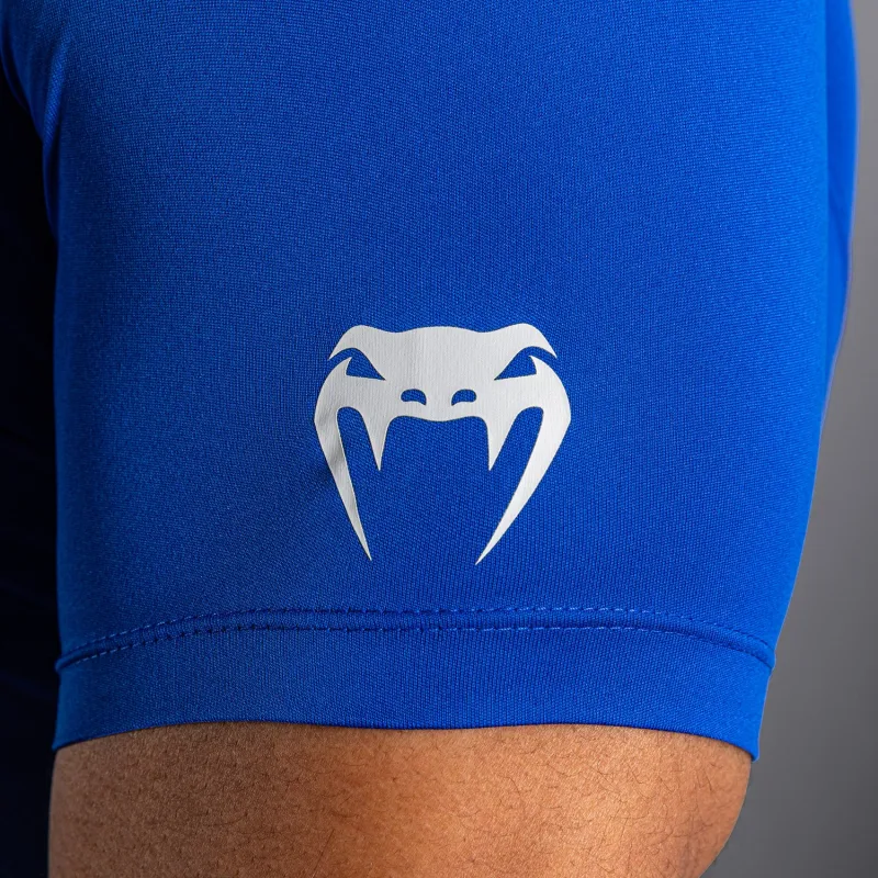 Venum Lineup Half Sleeve Compression Shirt Royal - Blue/White - Image 5