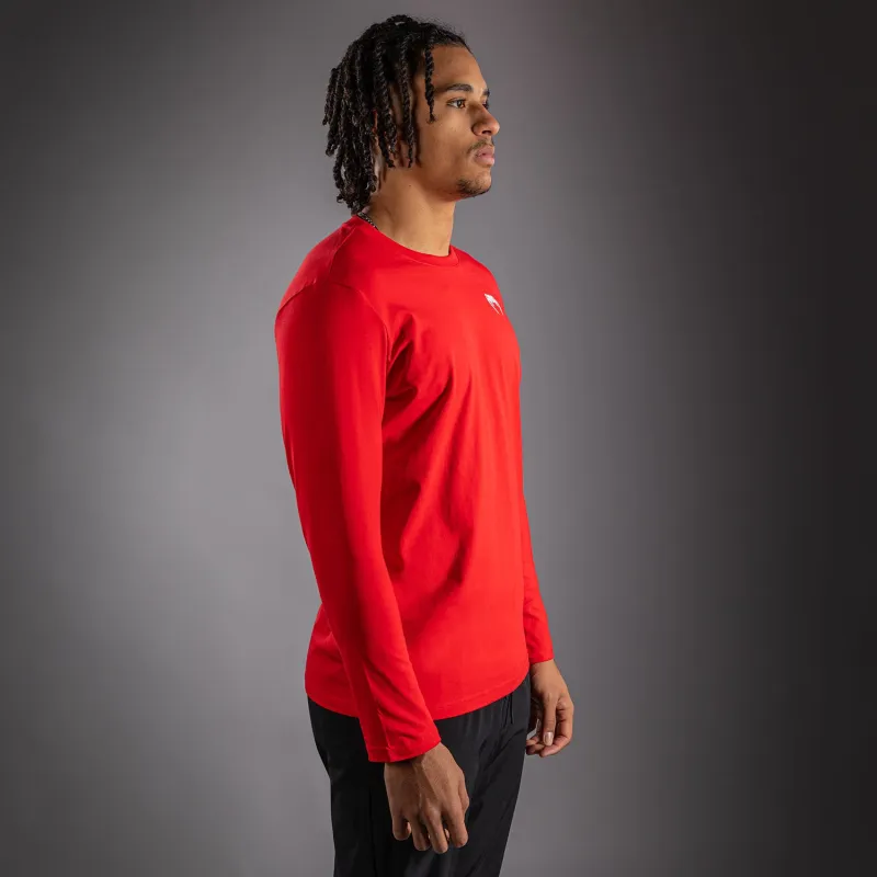 Venum Lineup Long Sleeve T-Shirt - Red/White - Image 2