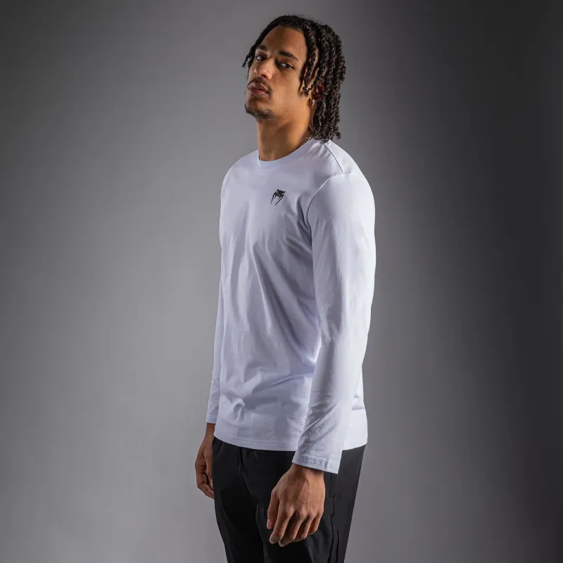 Venum Lineup Long Sleeve T-Shirt - White/Black - Image 2