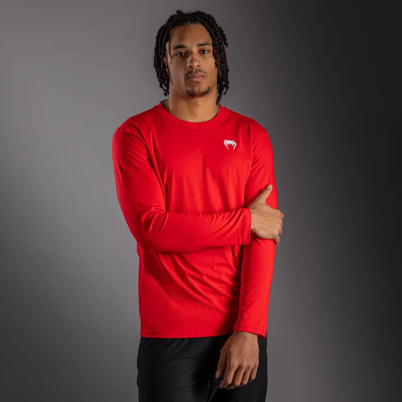 Venum Lineup Long Sleeve T-Shirt - Red/White - Image 4